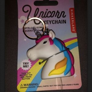 Unicorn Keychain 🦄 Horn Lights Up and Makes Noise